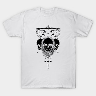 Skulls & Roses Symphony black T-Shirt